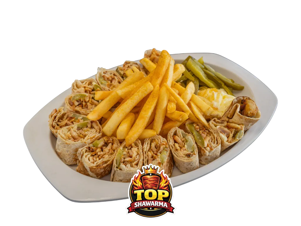 Arabi chicken shawarma platter